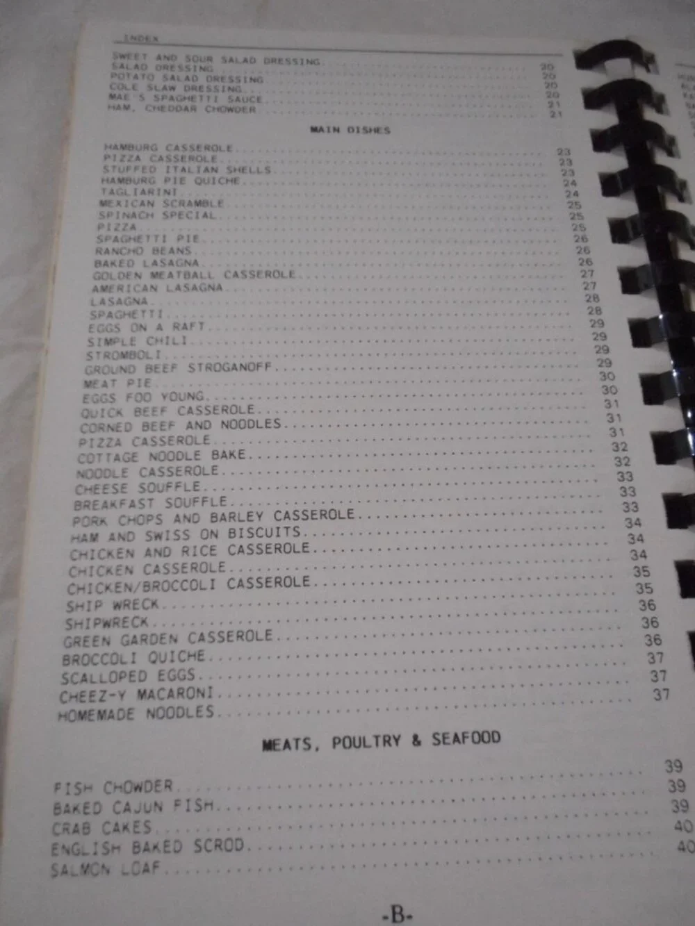 Vintage 1987 Softcover Spiral bound Country Cookbook Central PA